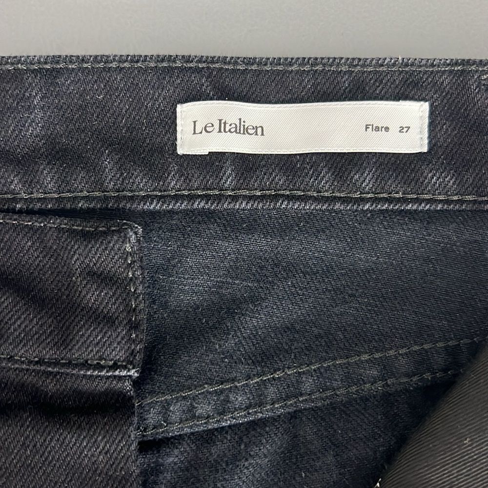 Frame Denim Black Flare Jeans - Picture 9 of 16